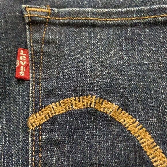 Levi’s NWOT Perfectly Slimming 512 Straight Leg High Rise denim jeans W32 L30 - Picture 10 of 12